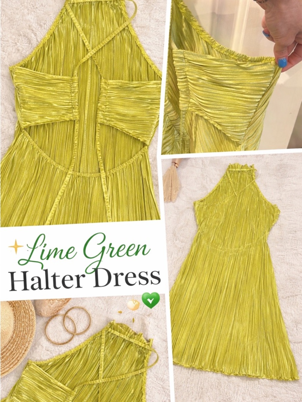 Green Sleeveless Dress